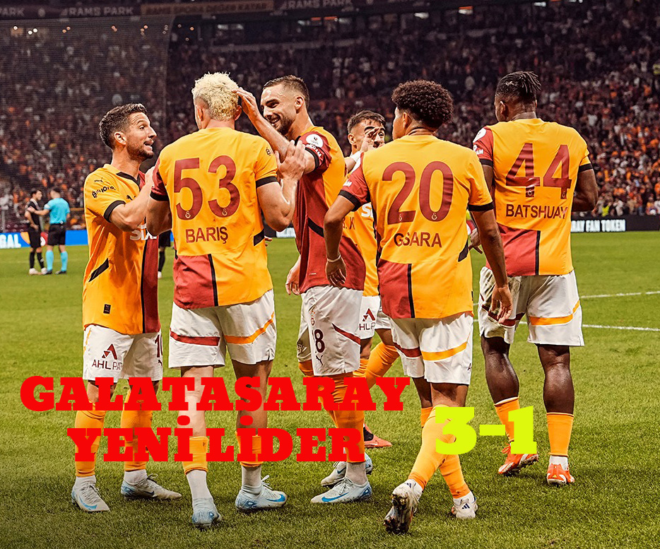 Galatasaray liderliği oturdu 3-1