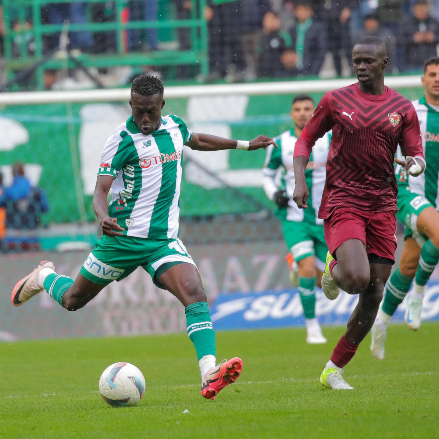 Hatayspor Aboubaka’la bir puanı kaptı 1-1