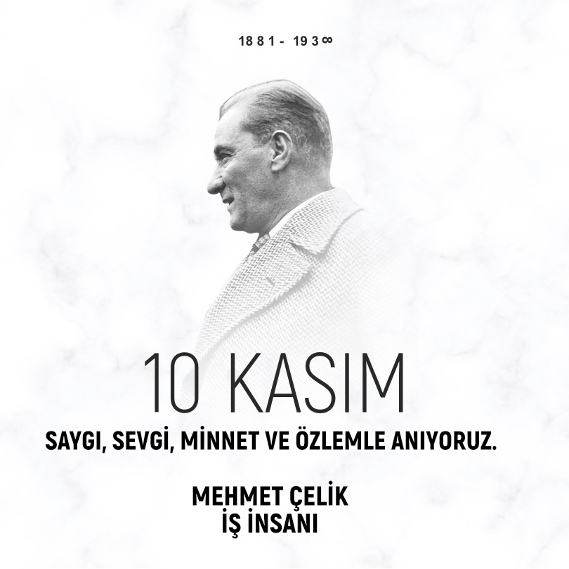 Mehmet Çelik’ten Anma Mesajı