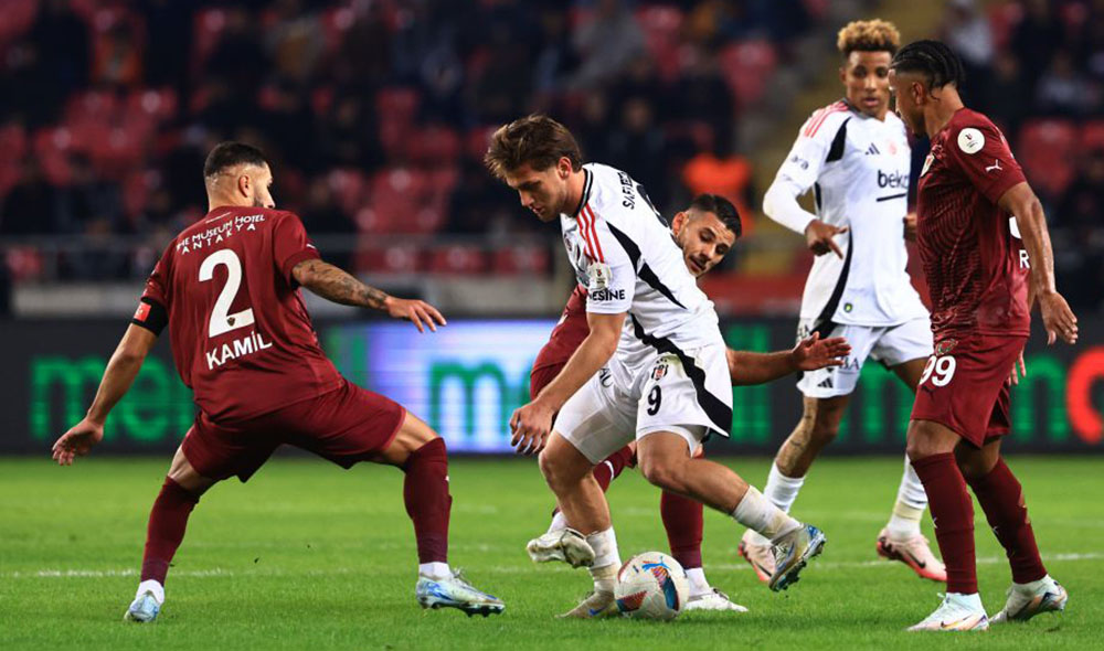 Beşiktaş’a bir şokta Hatayspor’dan 1-1