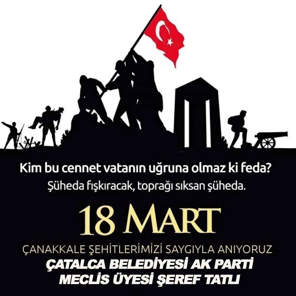 ŞEREF TATLI’DAN 18 MART MESAJI