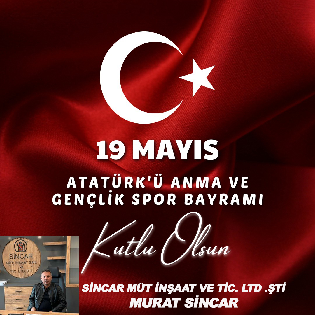 MURAT SİNCAR’DAN KUTLAMA MESAJI