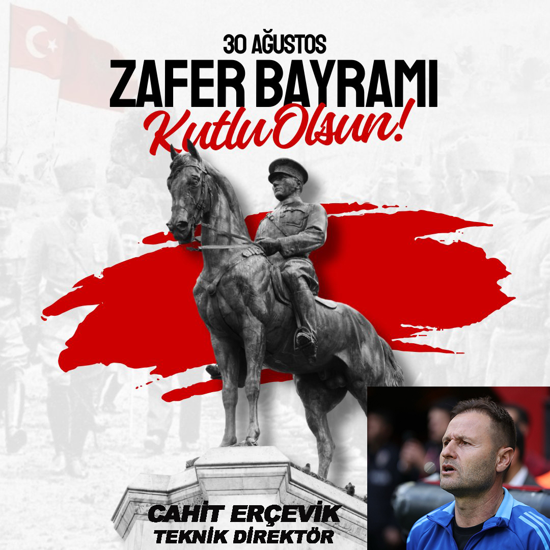 CAHİT ERÇEVİK’TEN 30 AĞUSTOS ZAFER BAYRAMI KUTLAMA MESAJI