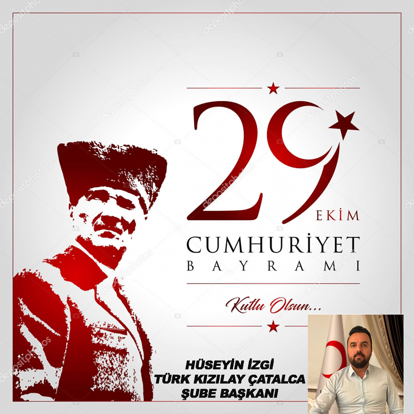 HÜSEYİN İZGİ’DEN CUMHURİYET BAYRAMI KUTLAMASI