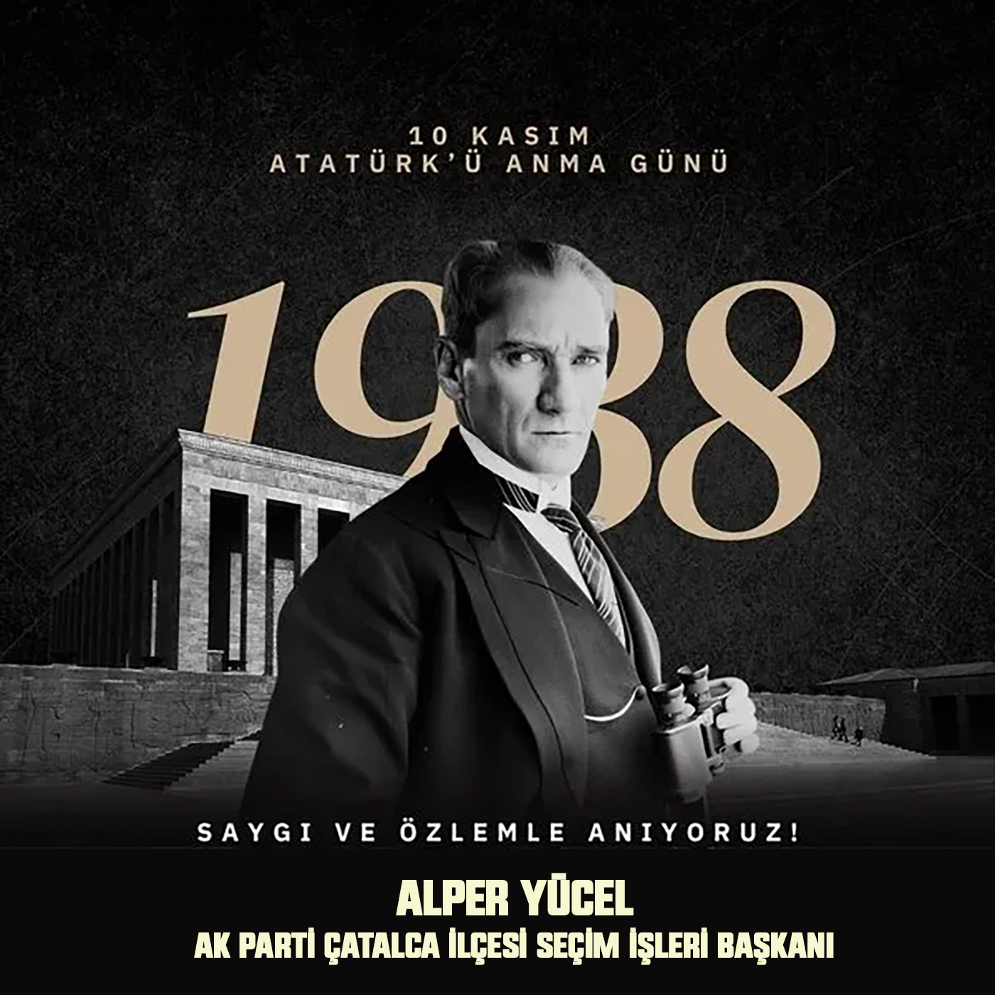 ALPER YÜCEL’DEN 10 KASIM MESAJI