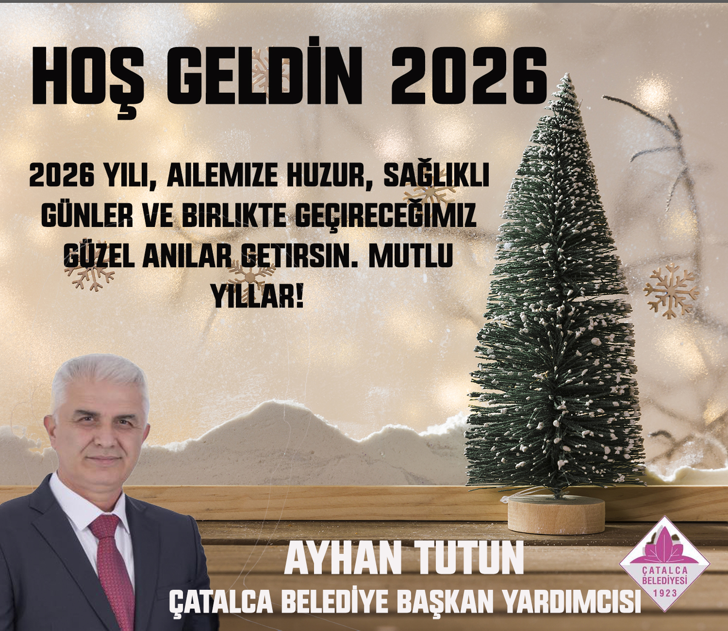 AYHAN TUTUN’DAN YENİ YIL KUTLAMA MESAJI