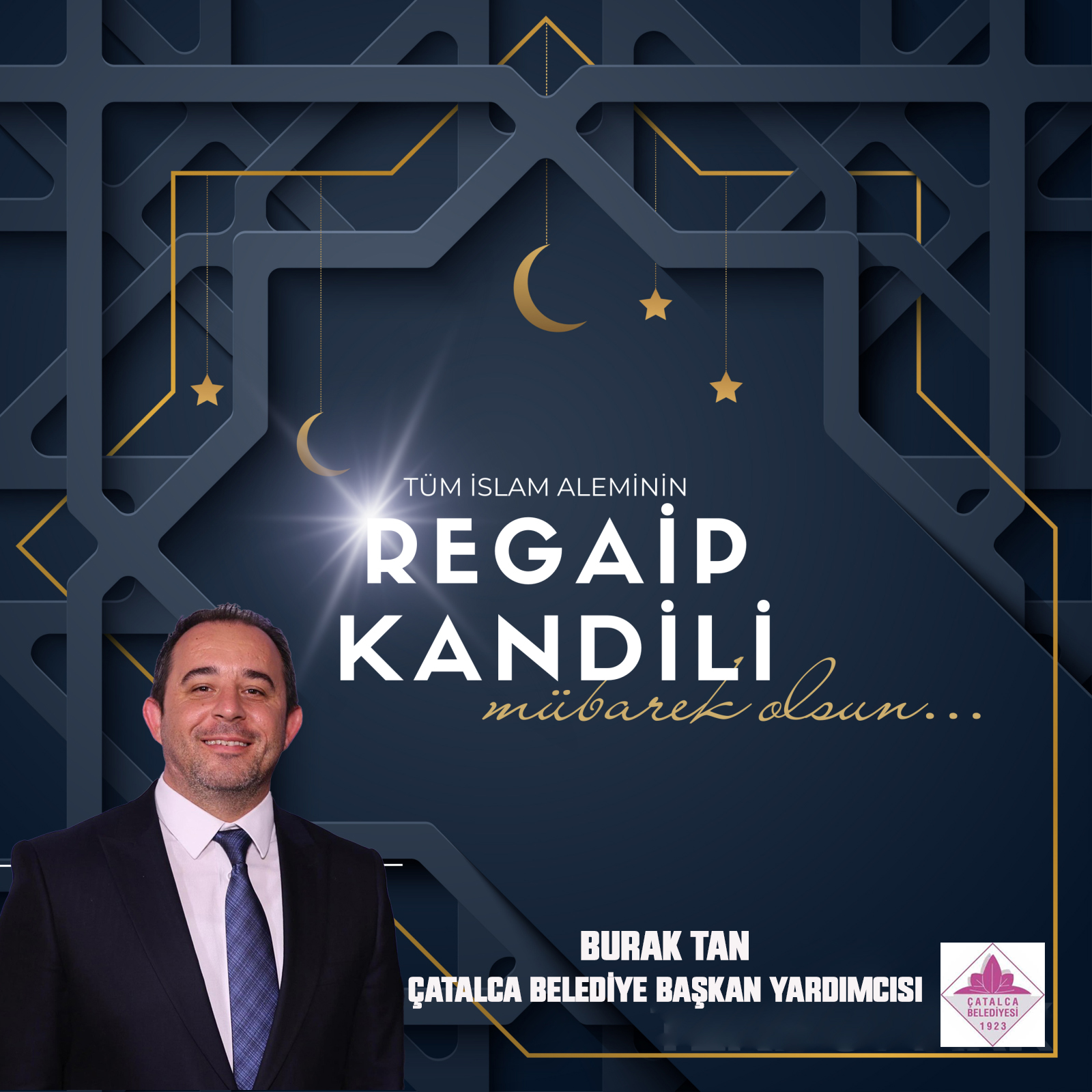 BURAK TAN’DAN  REGAİB KANDİLİ KUTLAMA MESAJI