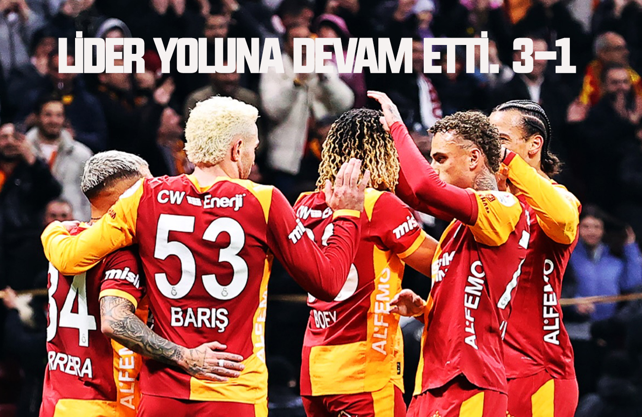 Lider Yoluna devam etti. 3-1