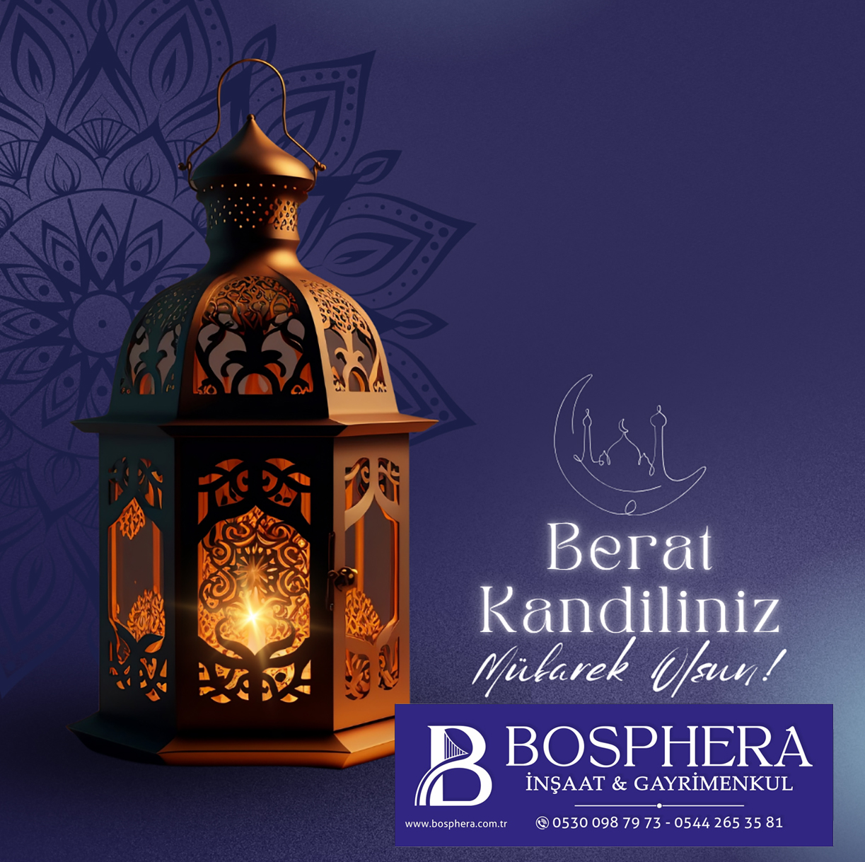 BOSPHERA’DAN BERAT KANDİLİ KUTLAMA MESAJI