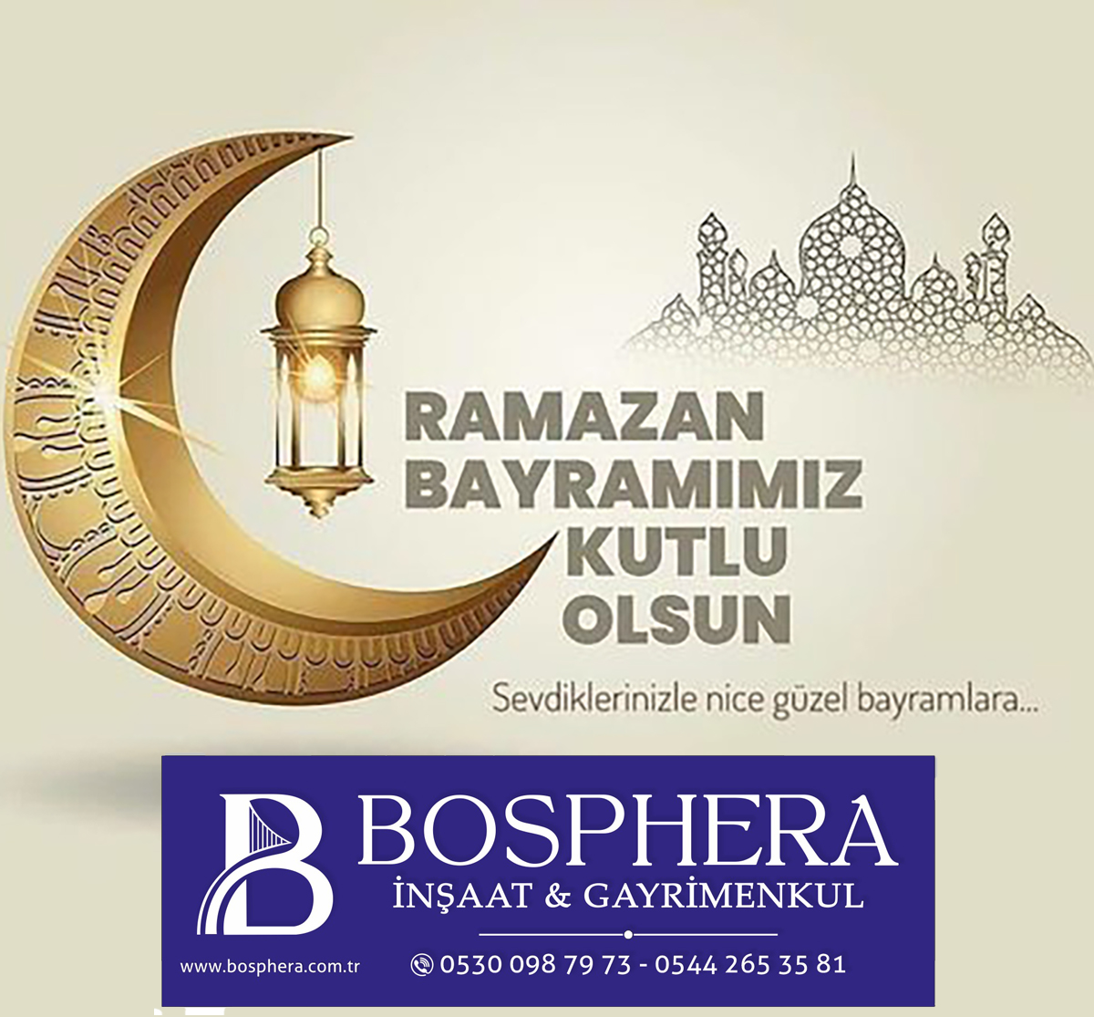 BOSPEHERA’DAN  RAMAZAN BAYRAMI KUTLAMA MESAJI
