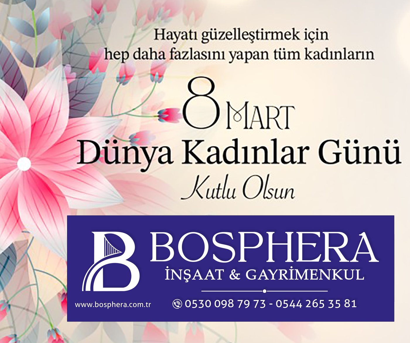 BOSPHERA’DAN  8 MART KADINLAR GÜNÜ KUTLAMASI