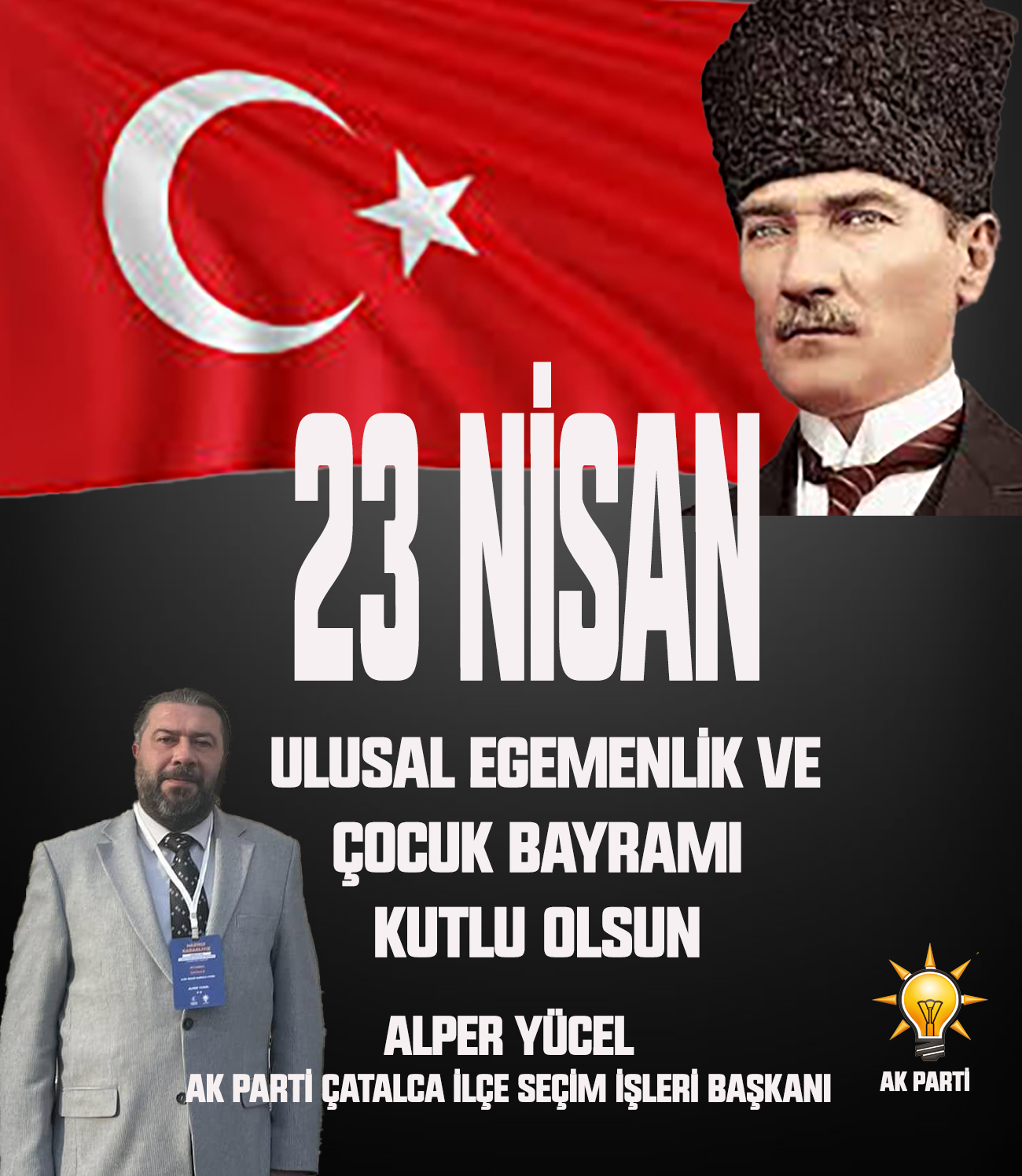 ALPER YÜCEL’DEN BAYRAM KUTLAMA MESAJI