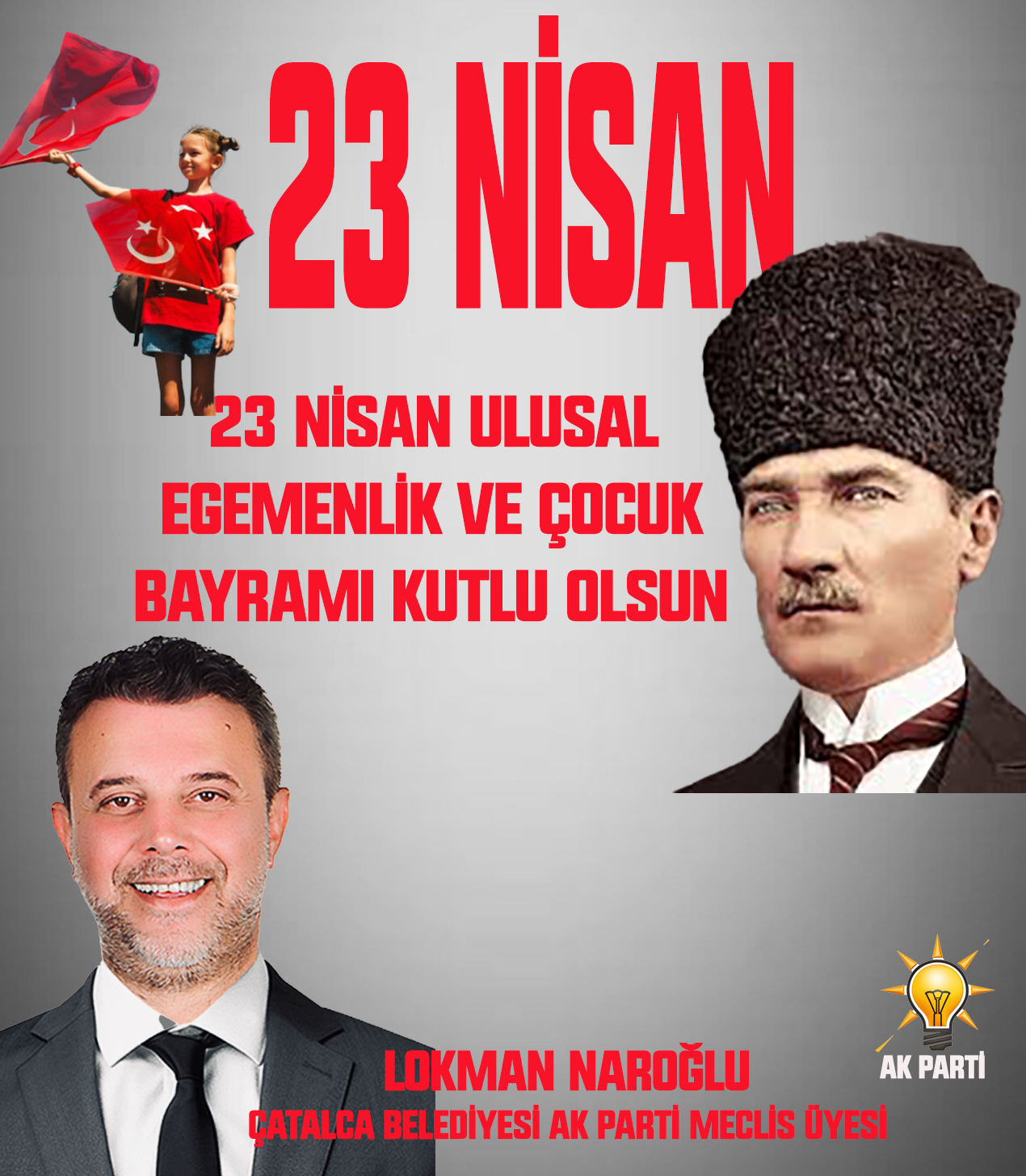 LOKMAN NAROĞLU’NDAN  BAYRAM KUTLAMA MESAJI