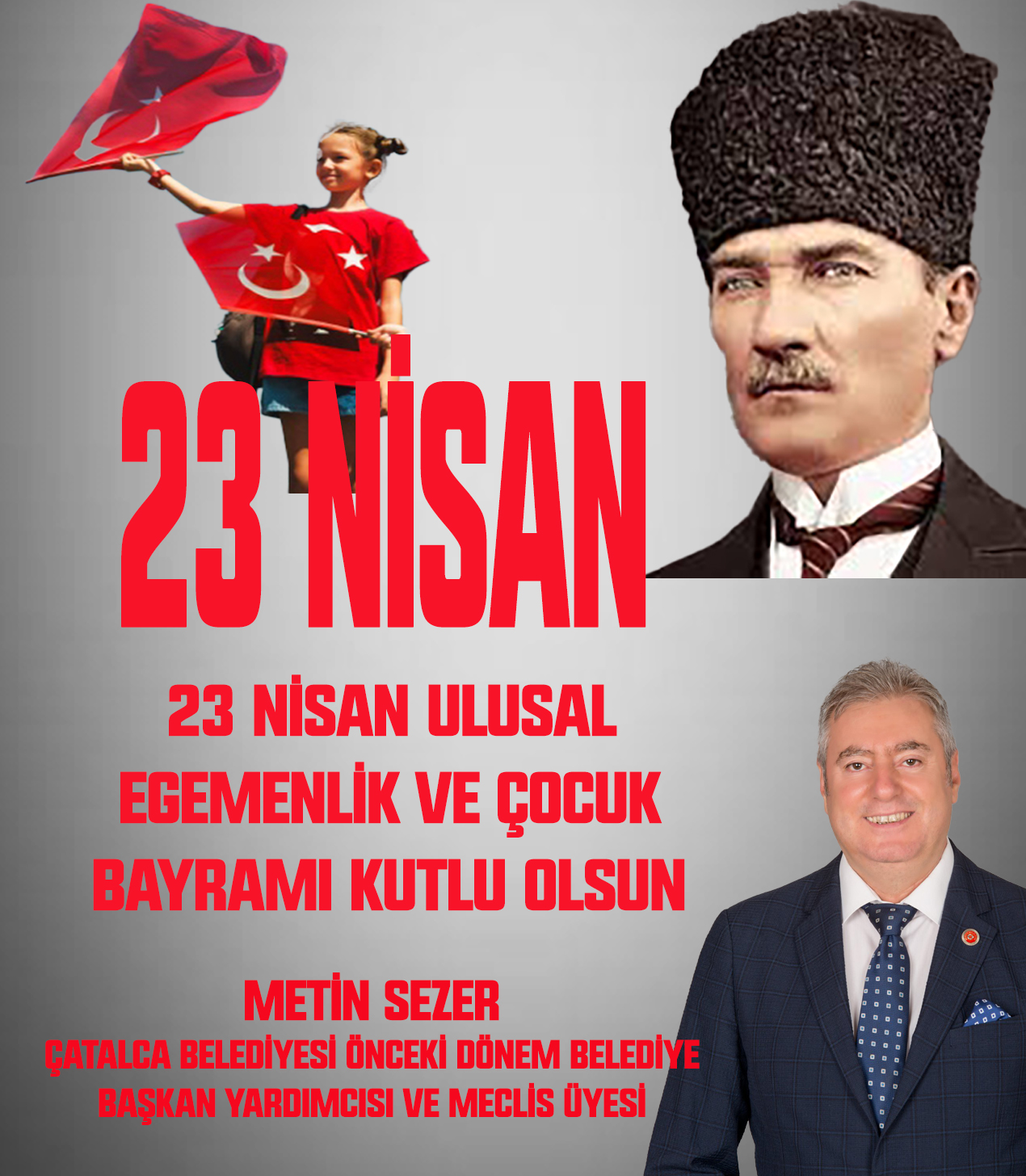 METİN SEZER’DEN  BAYRAM KUTLAMA MESAJI