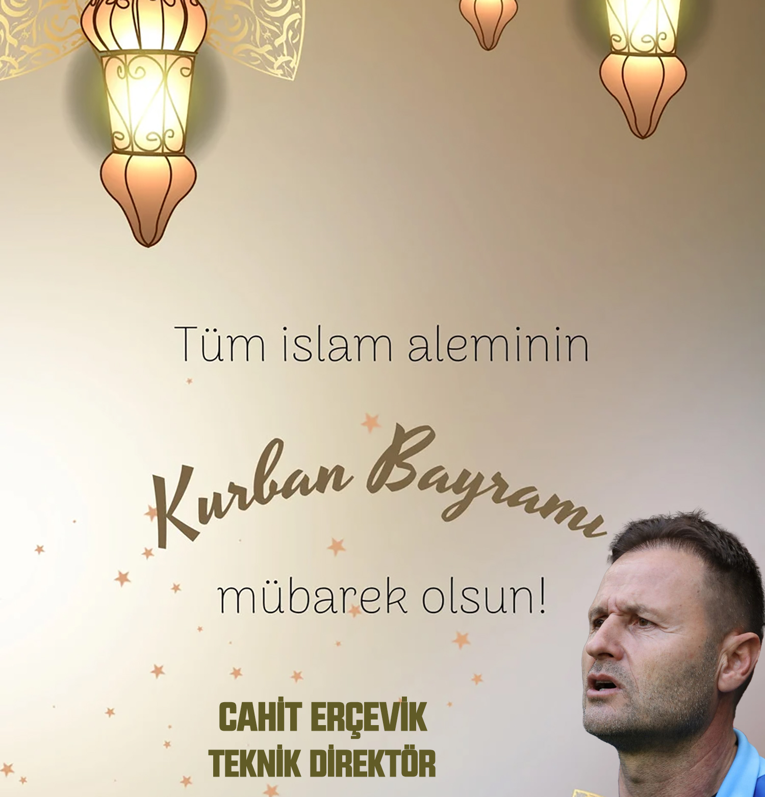 CAHİT ERÇEVİK’TEN KURBAN BAYRAMI KUTLAMA MESAJI