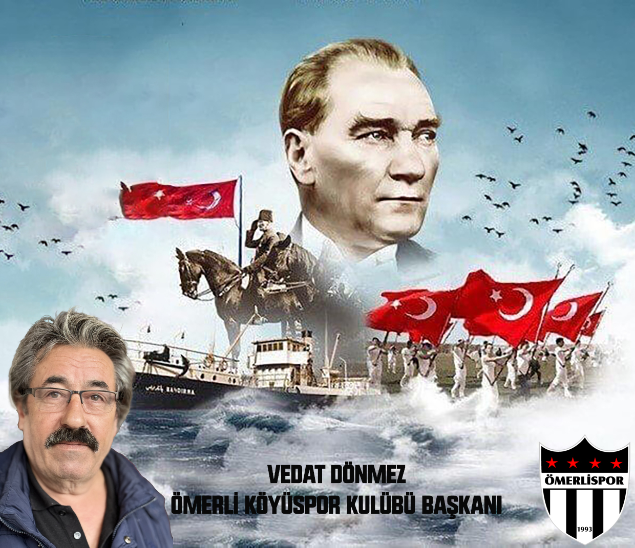 VEDAT DÖNMEZ’DEN  19 MAYIS BAYRAMI MESAJI