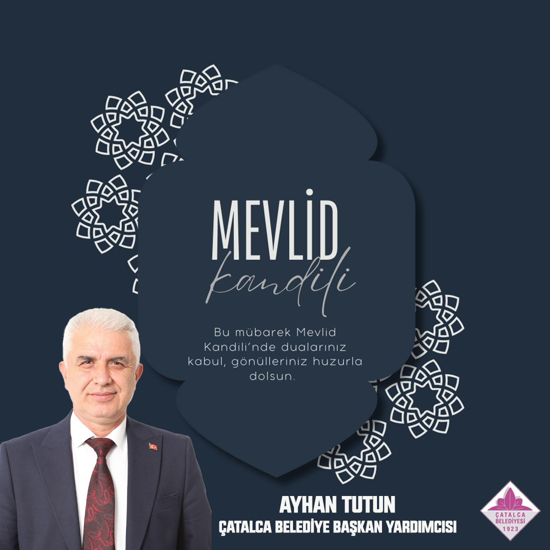 AYHAN TUTUN’DAN MEVLİD KANDİLİ KUTLAMA MESAJI