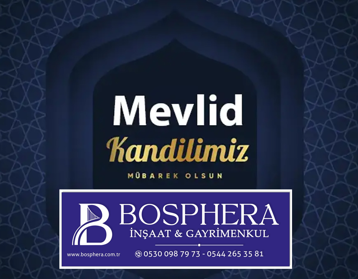 BOSPHERA’DAN MEVLİD KANDİLİ KUTLAMA MESAJI