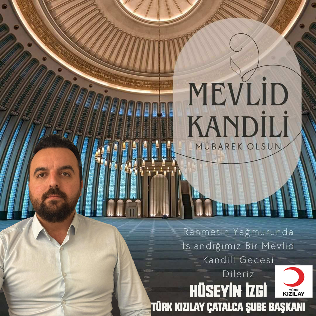 HÜSEYİN İZGİ’DEN MEVLİD KANDİLİ KUTLAMA MESAJI