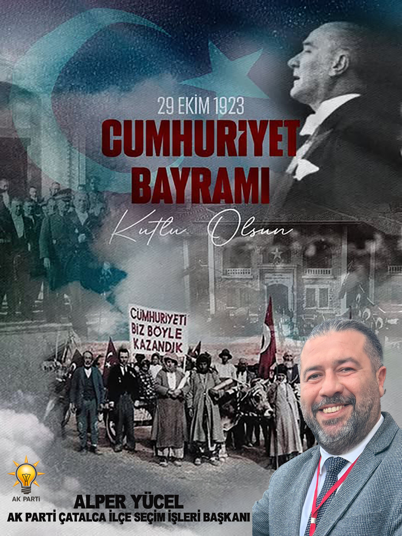 ALPER YÜCEL’DEN CUMHURİYET BAYARAMI KUTLAMA MESAJI