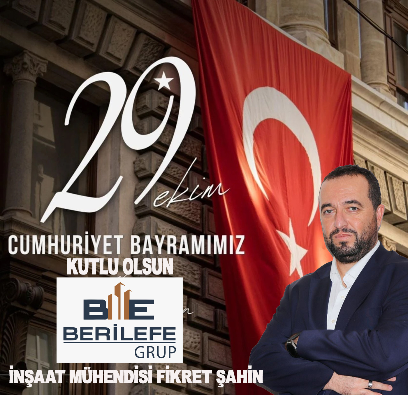 FİKRET ŞAHİN’DEN CUMHURİYET BAYARAMI KUTLAMA MESAJI