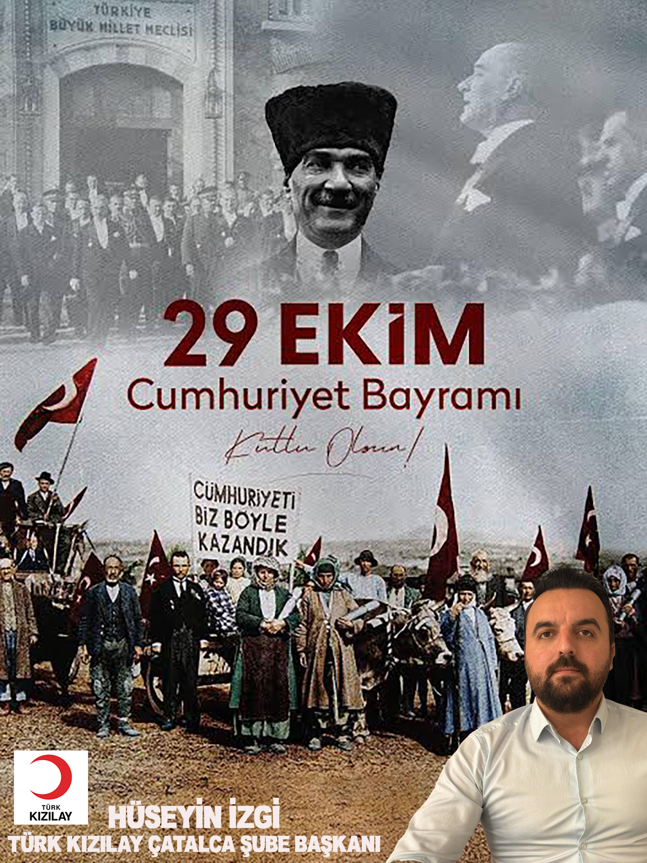 HÜSEYİN İZGİ’DEN CUMHURİYET BAYARAMI KUTLAMA MESAJI
